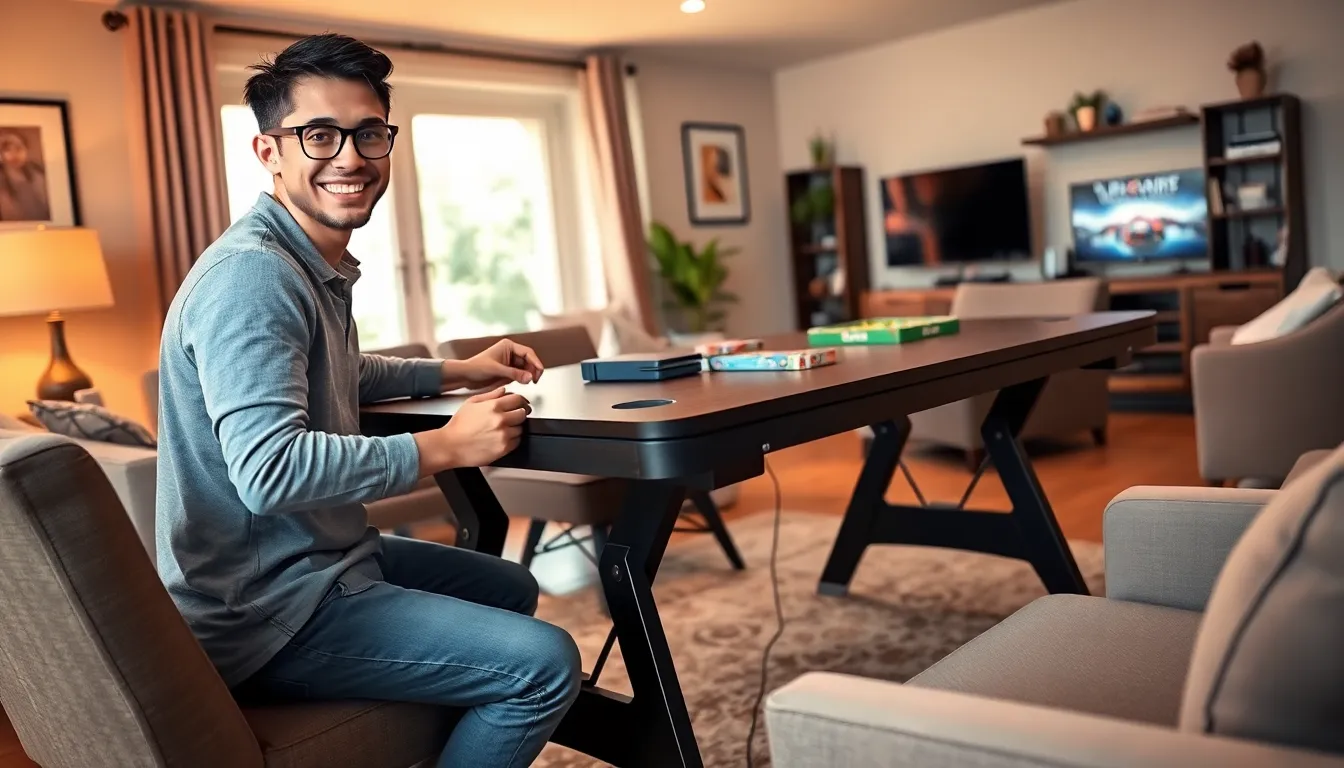 folding gaming table